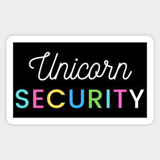 Cute Unicorn Security Gift Sticker